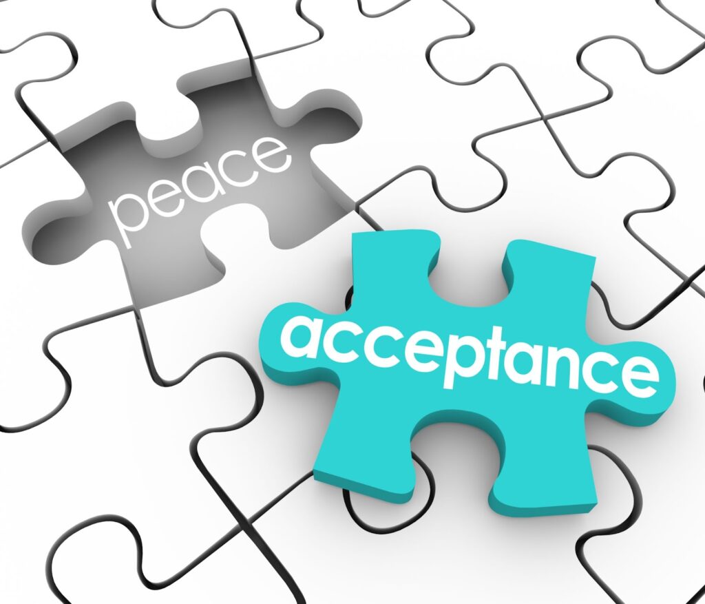 Peace and acceptance